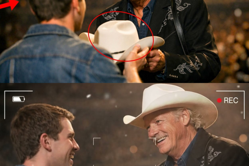 Young man tries to return Alan Jackson’s $50,000 hat and ends up on stage next to him in front of…
