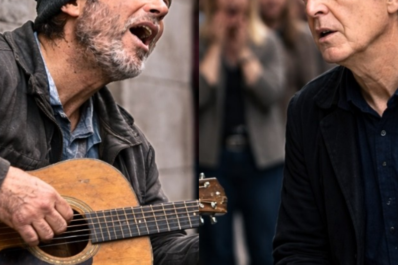 Paul McCartney Saw Homeless Man Playing “Hey Jude” for Coins — What He Did Next Left Everyone Tears