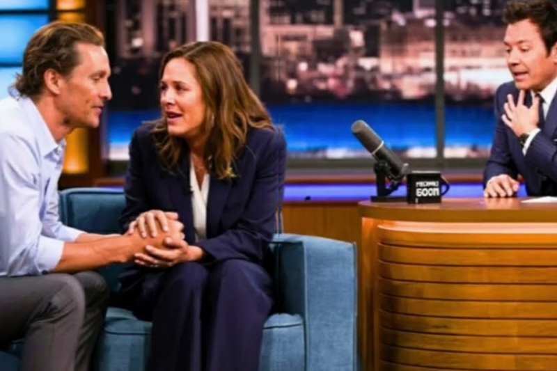 Jimmy Fallon SPEECHLESS When Matthew McConaughey Stops Interview After Seeing This Ring