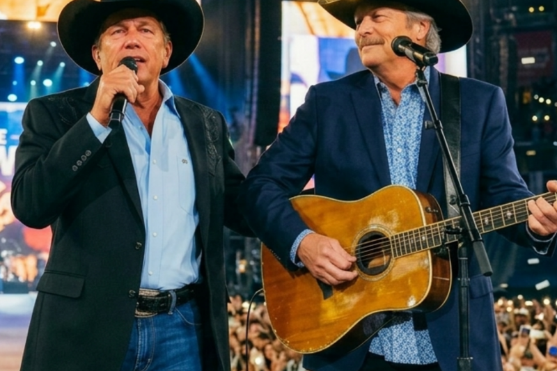 The Night the King Fought for a Brother: How George Strait Halted a Nashville Concert to Expose Industry Corruption and Honor Alan Jackson