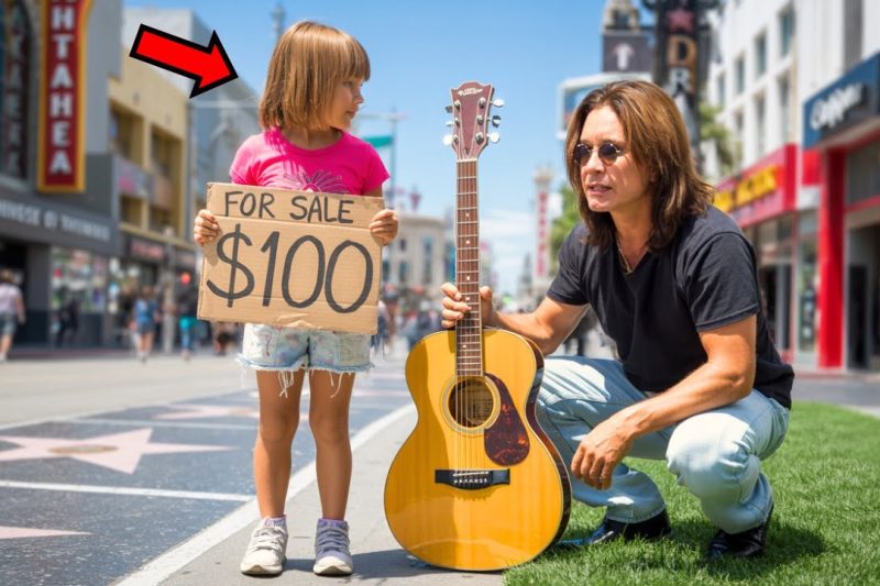 9-Year-Old Girl Tries To Sell Her Late Father’s Guitar For $100, Then Ozzy Osbourne Showed Up