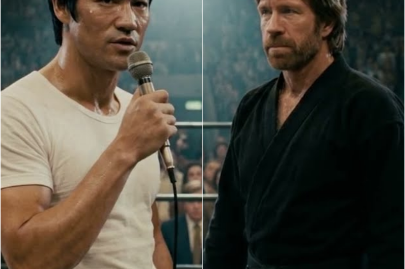 Chuck Norris Called Bruce Lee a Coward in Front of 10,000 People… Then Bruce Lee Walked the Ring