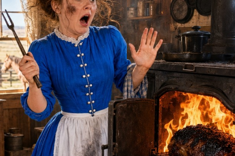 “Burn My Supper and You’ll Regret It”—She Set the Whole Roast on Fire and He Laughed