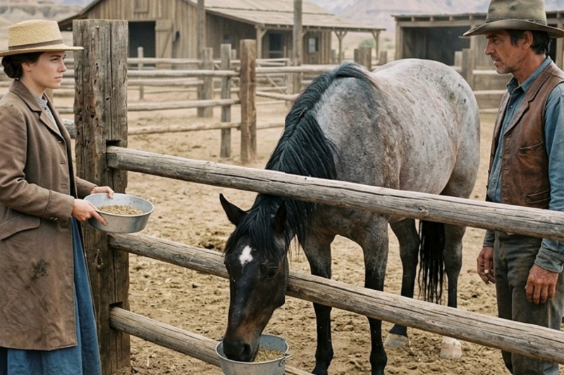 The Mail-Order Bride Calmed His Wild Mare Until the Lonely Rancher Chose Her