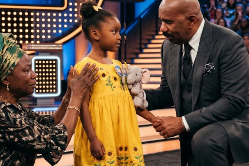 What Did This 7-Year-Old Say That Made Steve Harvey Step Away From His Podium? 😱