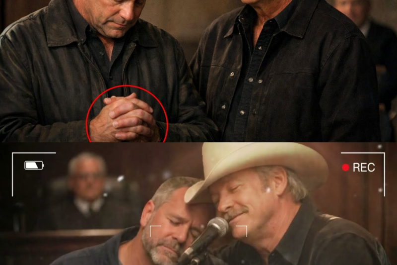 Alan Jackson Sang with a Widowed Father at the Funeral — Nobody Knew the Judge Was in the Last Row..