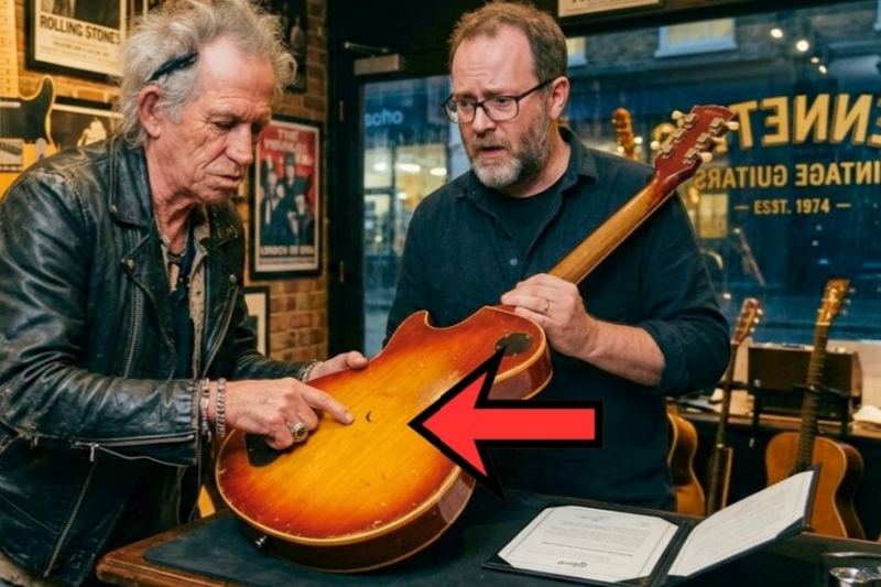 Shop Owner Told Homeless Guy He Can’t Afford £85,000 Guitar — Guy Was KEITH RICHARDS Buying His Own