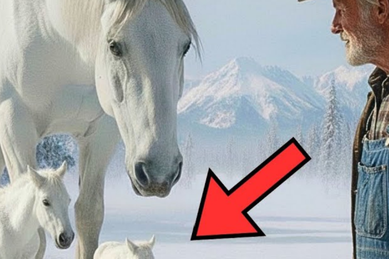 Poor Farmer Let a Giant Horse and Its Foals Enter His Cabin — And Then Something Surprising Happened