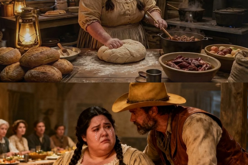 Everyone Ignored the Obese Girl at the Harvest Feast—Until a Cowboy Sat Beside Her