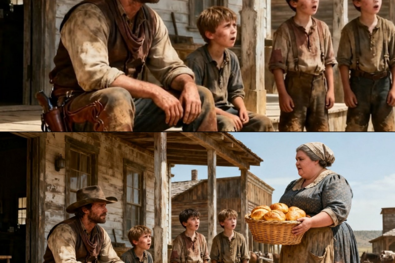 The Cowboy’s Children Hadn’t Tasted Bread in Months—Then a Heavyset Widow Changed Everything