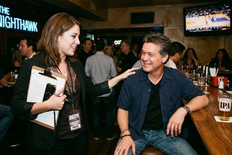 Young Journalist Patronized Local Guitarist Eddie Van Halen—That’s Cute, Real Professionls Tke Years