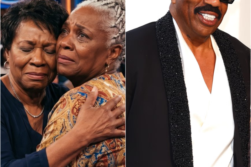 After 47 Years Apart, Two Sisters Met Backstage — Steve Harvey Wiped His Eyes Twice