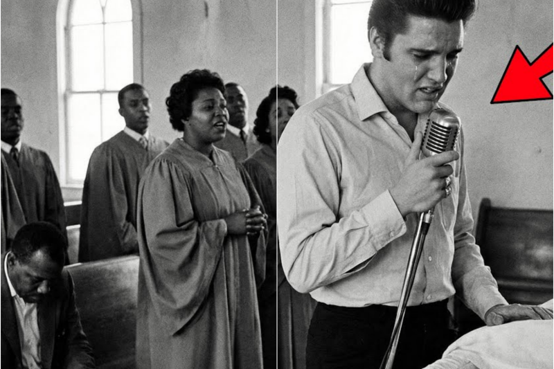 Elvis Sang GOSPEL at His Mother’s Funeral — His Voice Cracked… Then EVERYTHING CHANGED