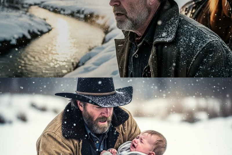 They Threw a Baby Into an Icy Creek — A Cowboy Turned Back When He Heard “Mama”