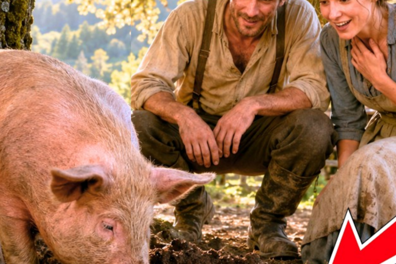 The Couple Was Ready to Butcher Their Last Pig — Then It Led Them to Fortune Under the Oak Trees
