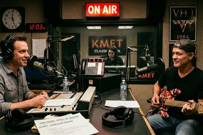 LA Radio Host Challenged Caller to Prove Guitar Expertise — Eddie Van Halen Showed Up