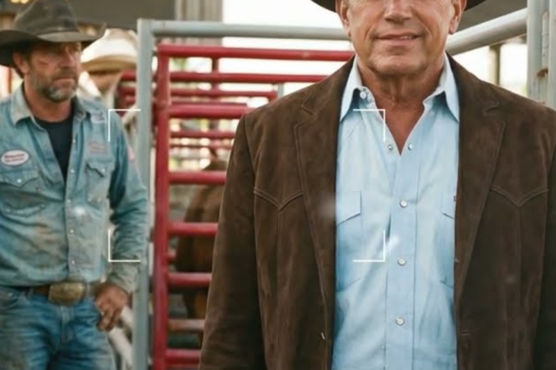 The Day the Arena Stood Still: How a Chance Encounter with George Strait Resurrected a Father’s Shattered Dreams at a Small Texas Rodeo