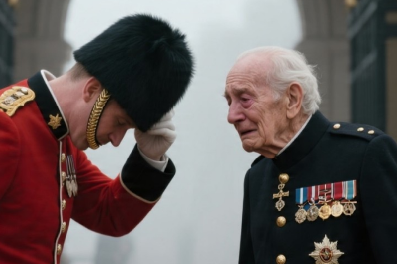 A Veteran Receives a Powerful Tribute as Royal Guards Set Aside Formality | EMOTIONAL STORY