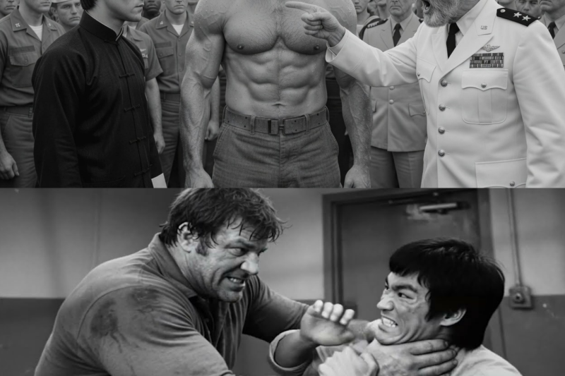 During a military ceremony, the General said to Bruce Lee, ‘Fight a real martial artist!
