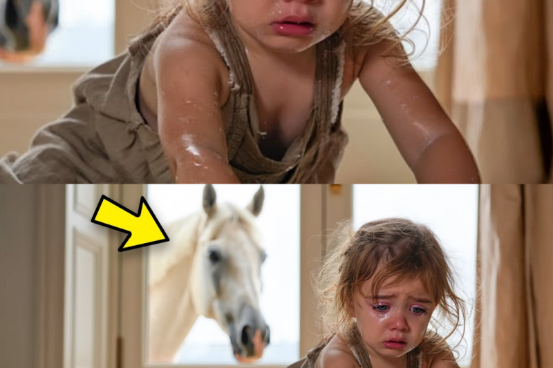 RICH MAN FORCED HIS SICK DAUGHTER TO CLEAN HIS MANSION EVERY DAY, but what the HORSE DOES…