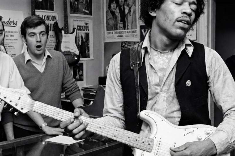 They Saw Only a Broke Kid — Then Jimi Hendrix Picked Up a $50 Guitar, That Day Changed Music Forever