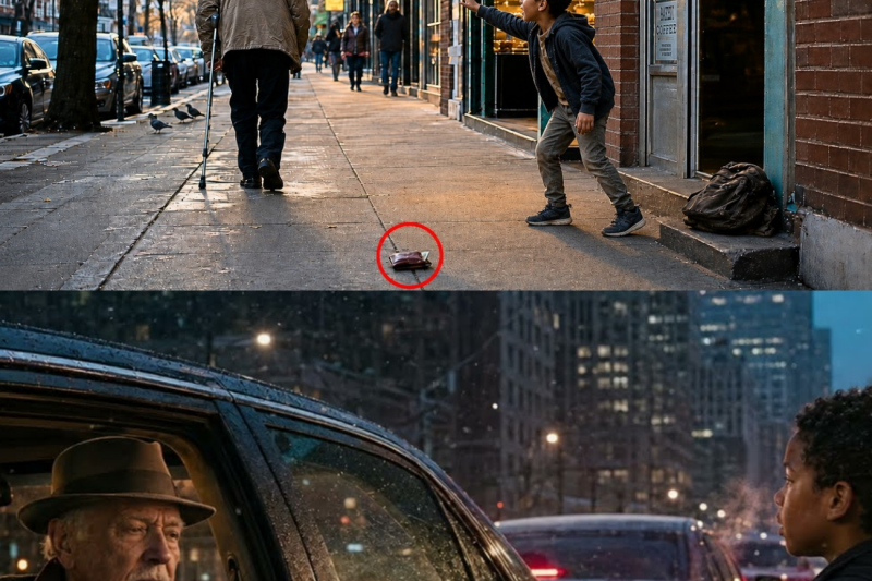 “Your Wallet, Sir!” — Homeless Boy Returns Billionaire’s Lost Wallet, Unaware Who he Is