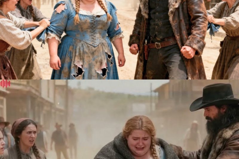 They Tore the Obese Girl’s Only Dress — What the Mountain Man Did Silenced the Whole Town