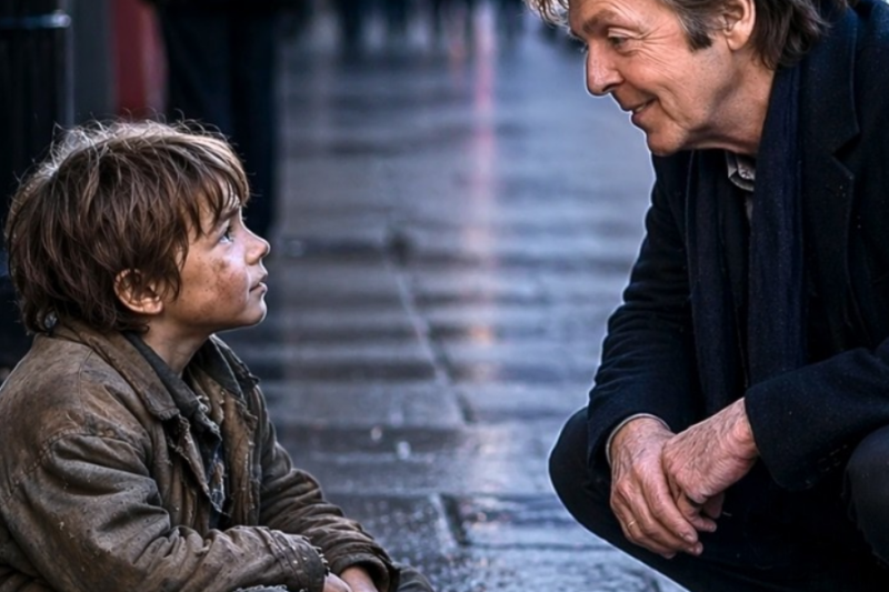 Homeless Kid Asked Paul McCartney for Just $1 — Seconds Later, Everything Changed