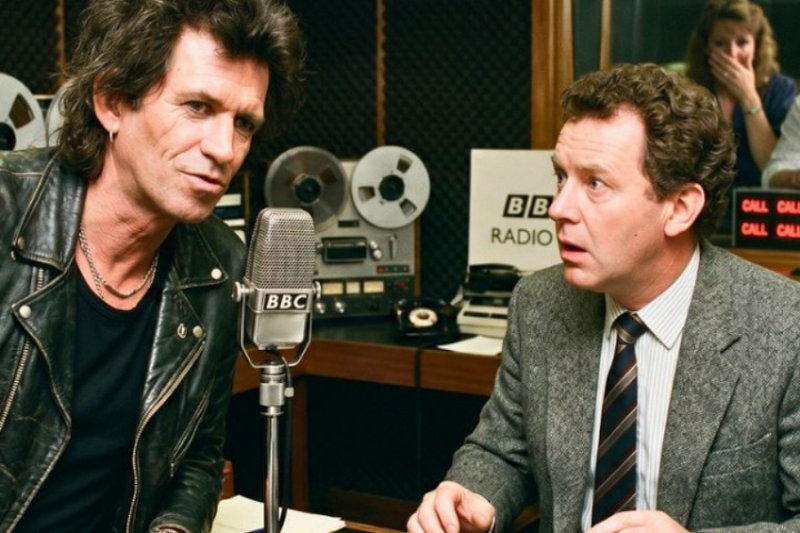 Keith Richards said 11 words to a BBC host who called him yesterday — the host never broadcast again