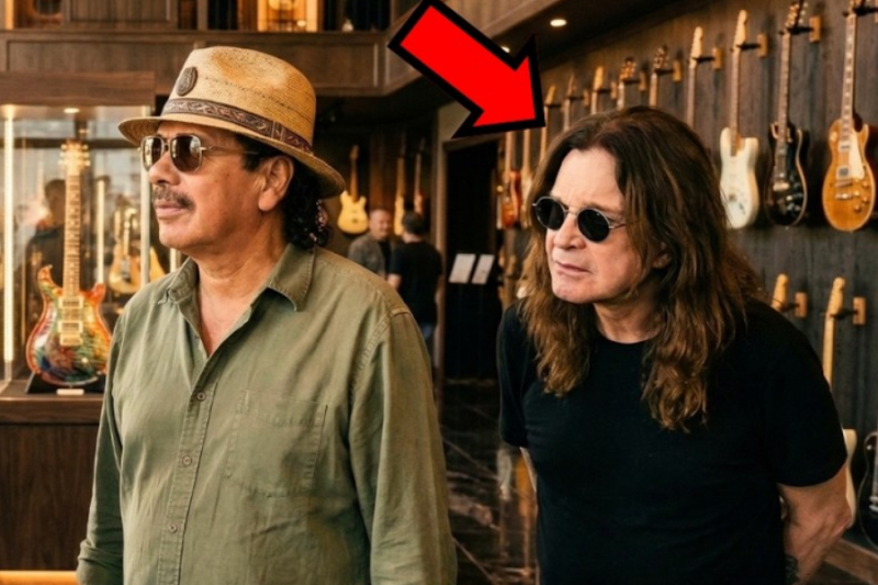He Told Carlos Santana to Try the “Starter Guitars” — But Ozzy Osbourne Was Standing Right There