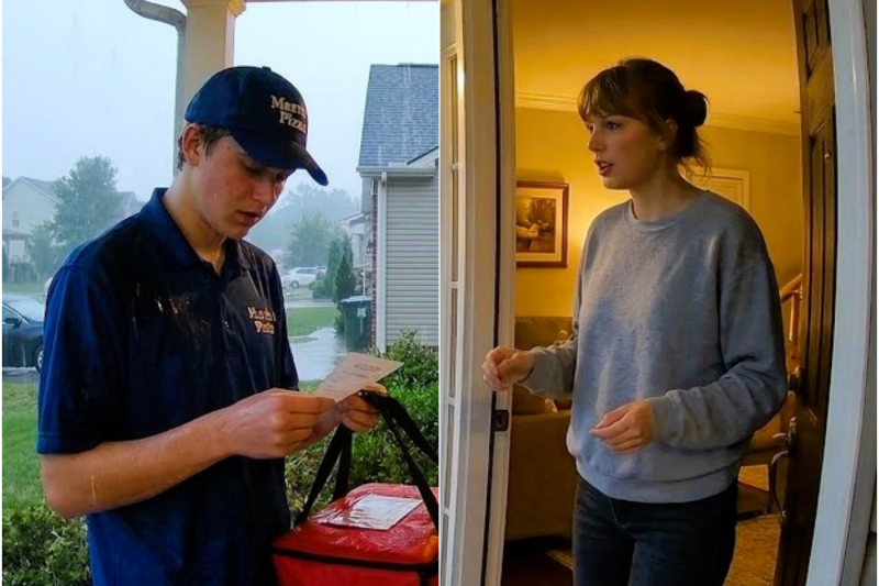 Pizza Delivery Teen Rings Wrong Doorbell — Taylor Swift’s Response Will Make You CRY