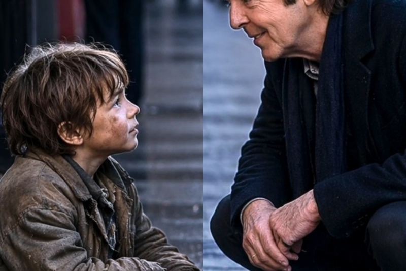 Homeless Kid Asked Paul McCartney for Just $1 — Seconds Later, Everything Changed
