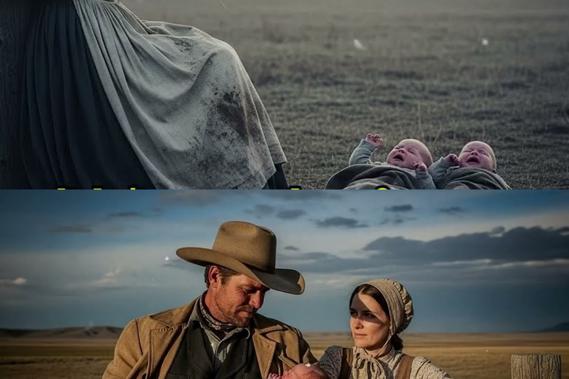 They Left the Widow to Die for Birthing Twin Girls — Until a Silent Cowboy Stopped Them