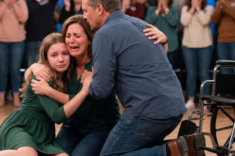 Wheelchair girl stood up on Steve’s stage — audience went insane