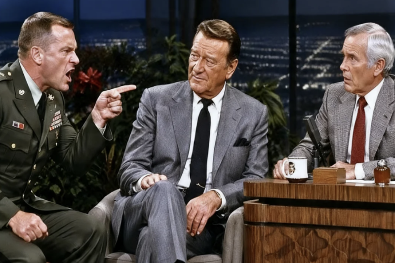 A War Hero INSULTED John Wayne on Live TV — Seconds Later, He Regretted Every Word!