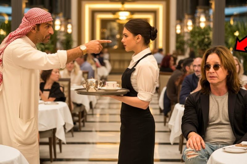 Arab Billionaire Humiliated Waitress for Spilling Tea… But Ozzy Osbourne Was Watching