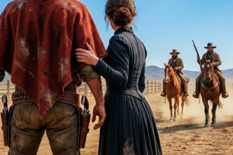 The Widow Hired the Nameless Gunman to Defend Her Land… A Legend Armed With Two Fast Colts