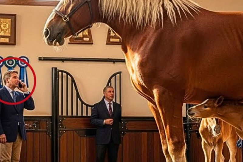 Nobody Wanted The Giant Pregnant Mare At The Auction… 1 Year Later She’s Worth A Fortune