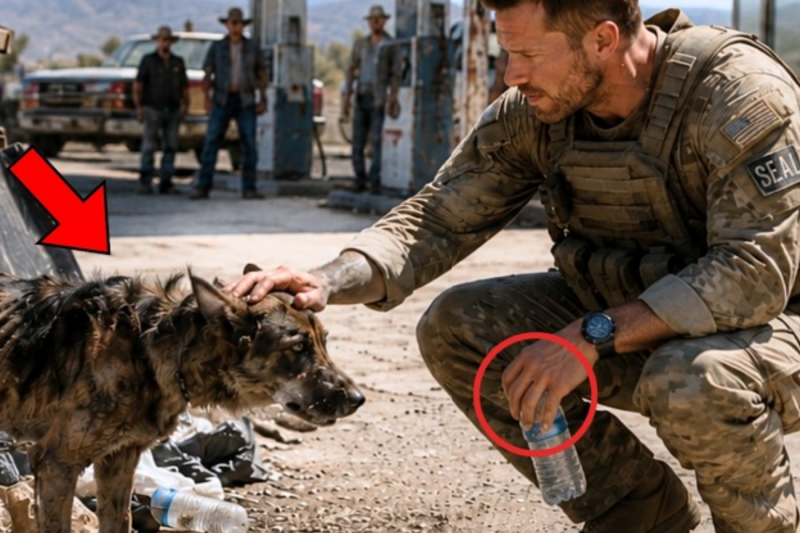 This Navy SEAL Found an Abandoned Dog at Gas Station… What He Discovered Next Changed His Life