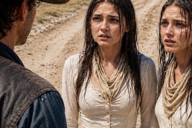 A Cowboy Fixed Two Cowgirls’ Wagon in the Rain — Then They Said, “We Want to See You Again”