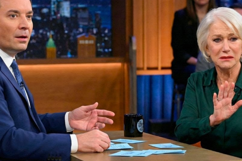 Jimmy Fallon SHOCKED When Helen Mirren Suddenly Stops Interview After Hearing This Name