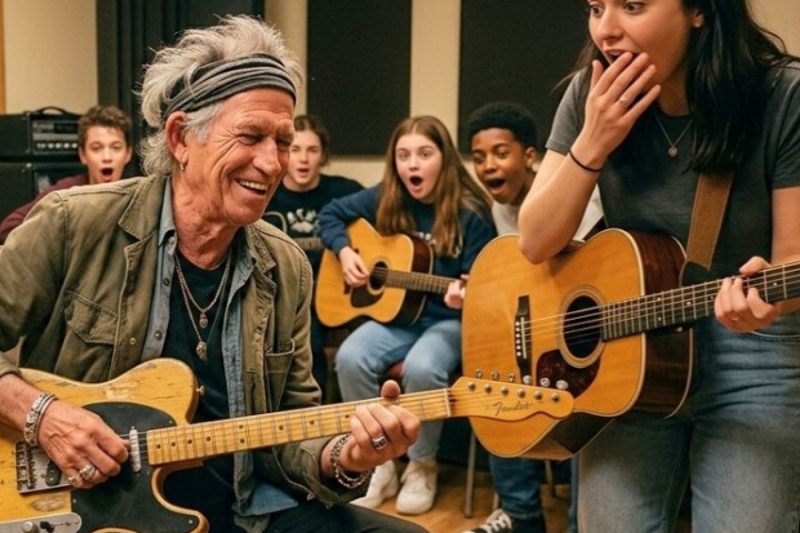 Show Us What You’ve Got, Mr. Richards’—Guitar Teacher Didn’t Know She Was Talking To KEITH RICHARDS