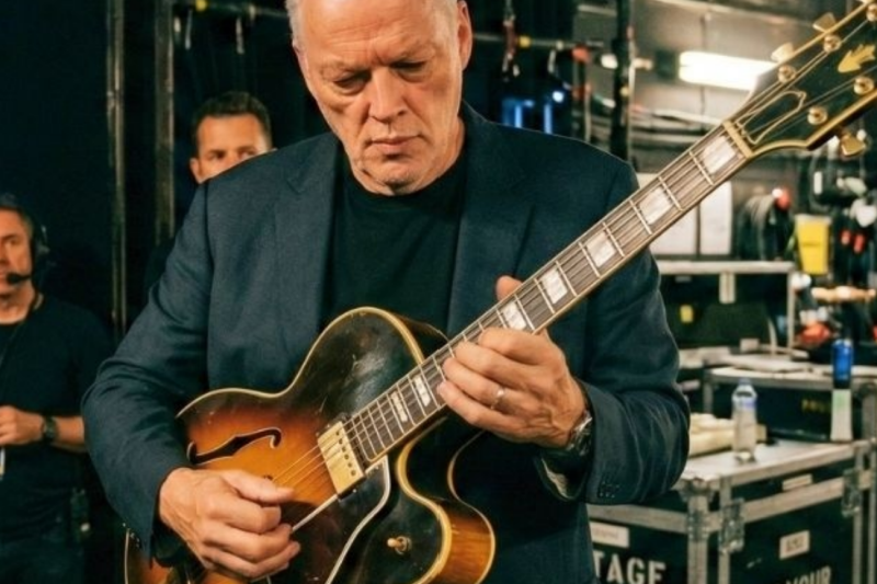 David Gilmour got unfamiliar guitar—his improvised solo was never heard again!
