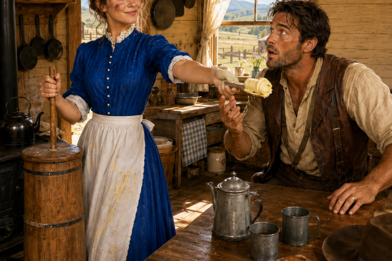 “If You Can Churn My Butter, You Can Stay”—One Taste and He Knew She’d Never Leave