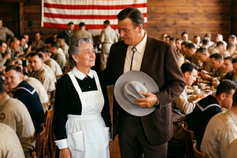 The Day The Duke Restored Honor: How John Wayne Filled the Empty Dining Room of a Forgotten World War II Hero