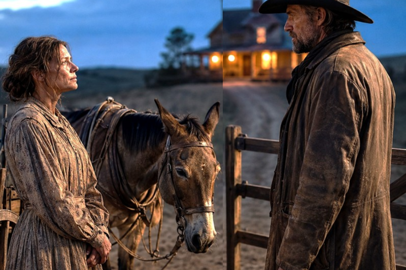 A Starving Widow Walked Eleven Miles to Beg for Work — The Rancher Said Two Words: “You’ll Stay”