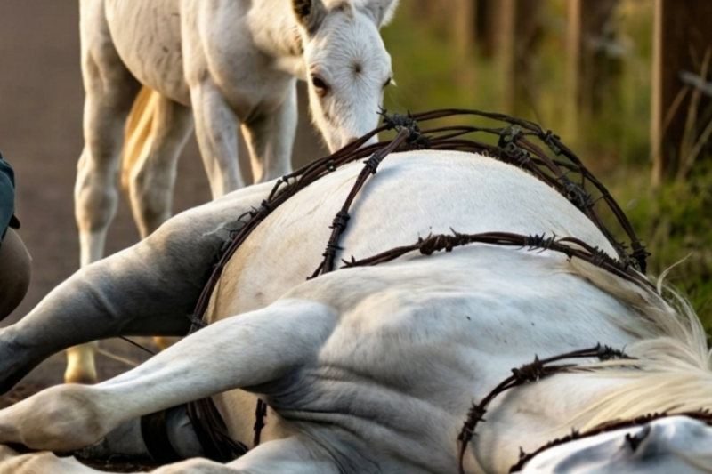 The Stallion in the Barbed Wire: How an Act of Ultimate Cruelty Unraveled a Millionaire’s Half-Million-Dollar Conspiracy and Restored a Broken Man’s Honor