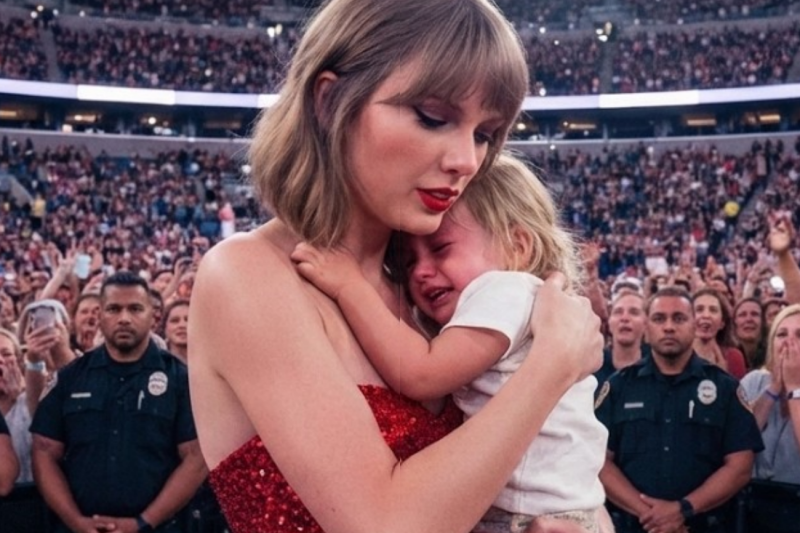 A 4-year-old girl screams for help during a concert; Taylor Swift stops everything and the p…