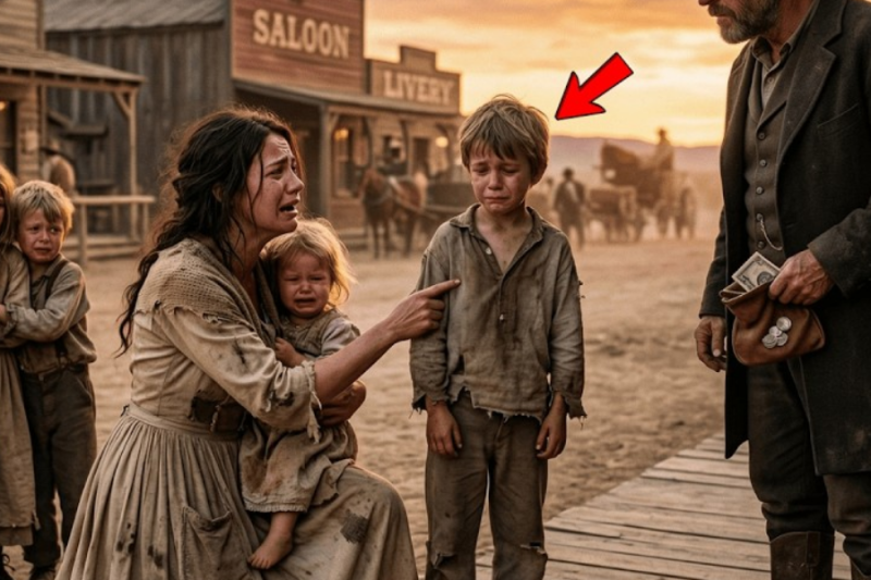 Please Take my son and Give Some Money A Starving Mother Said What Cowboy Did Next Everyone Will Cry