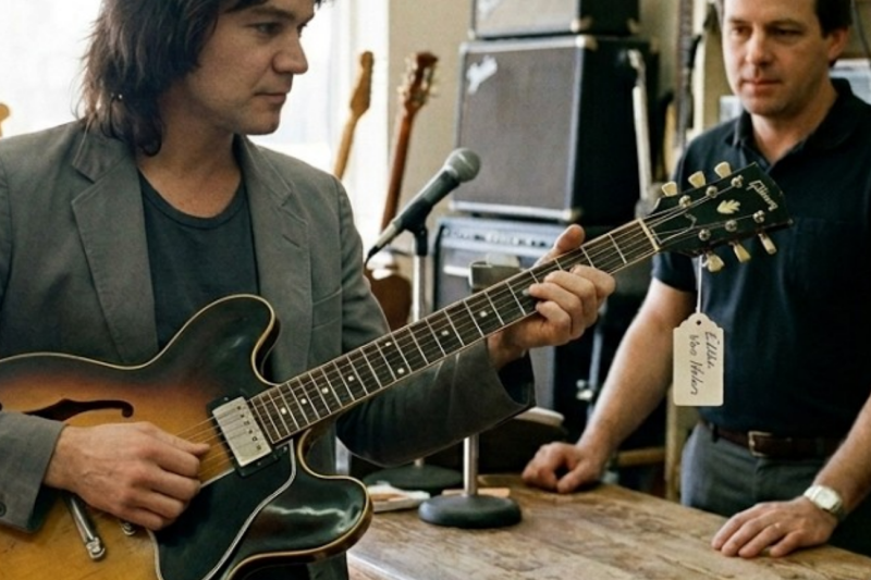 The $40 Pawn Shop Insult: How Eddie Van Halen Secretly Saved a Widow’s Priceless Legacy